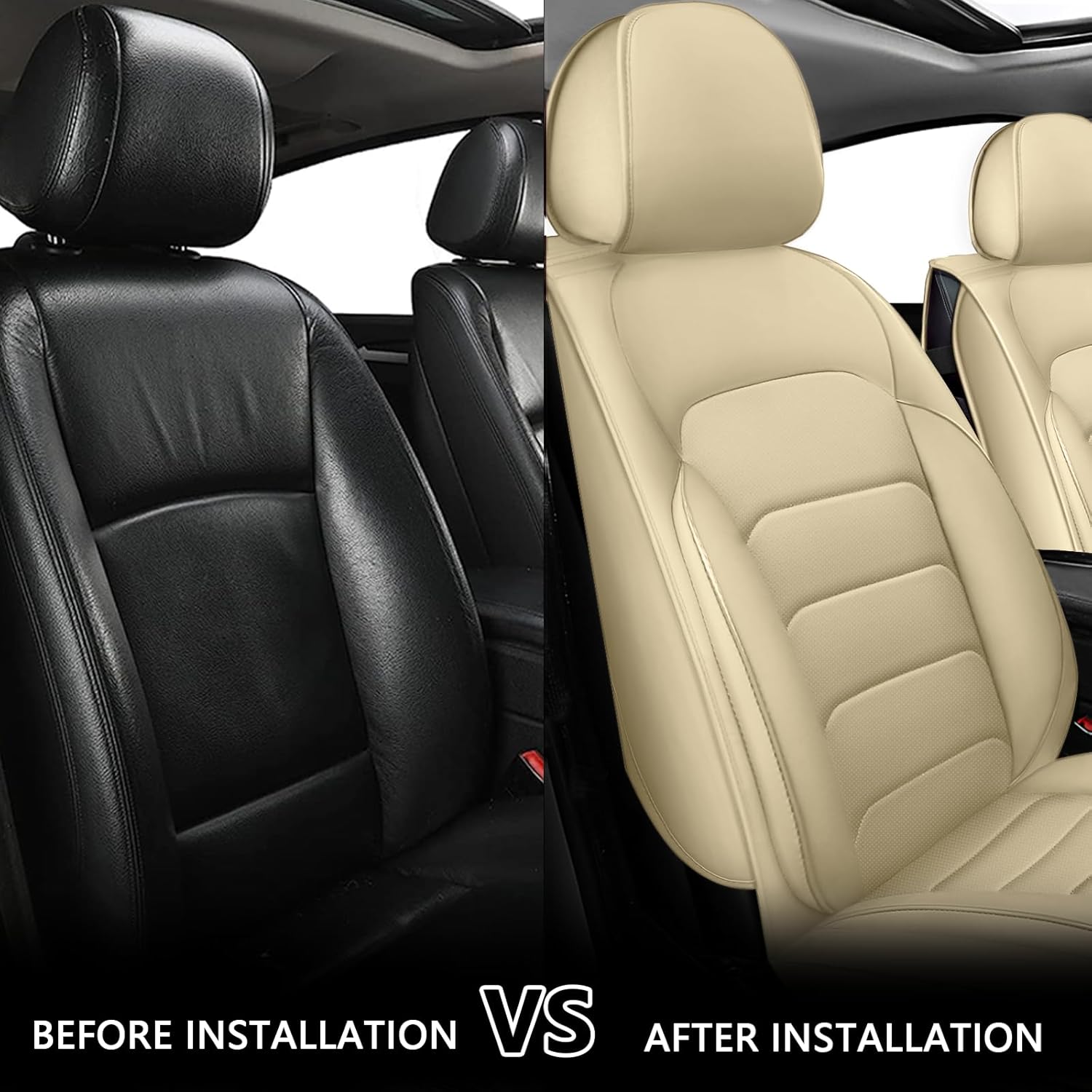 Juego completo de fundas de asiento de automóvil de ajuste personalizado para Lexus GX 460 2010-2023 de cuero de alta calidad, fundas de asiento
