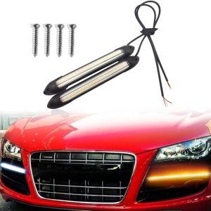 Tira de luz LED de circulación diurna para automóvil, 6.7 pulgadas, súper brillante, impermeable, para automóvil, motocicleta, luz de 12 V, DRL, Tira de luz LED de circulación diurna para automóvil, 6.7 pulgadas, súper brillante, impermeable, para automóvil, motocicleta, luz de 12 V, DRL,