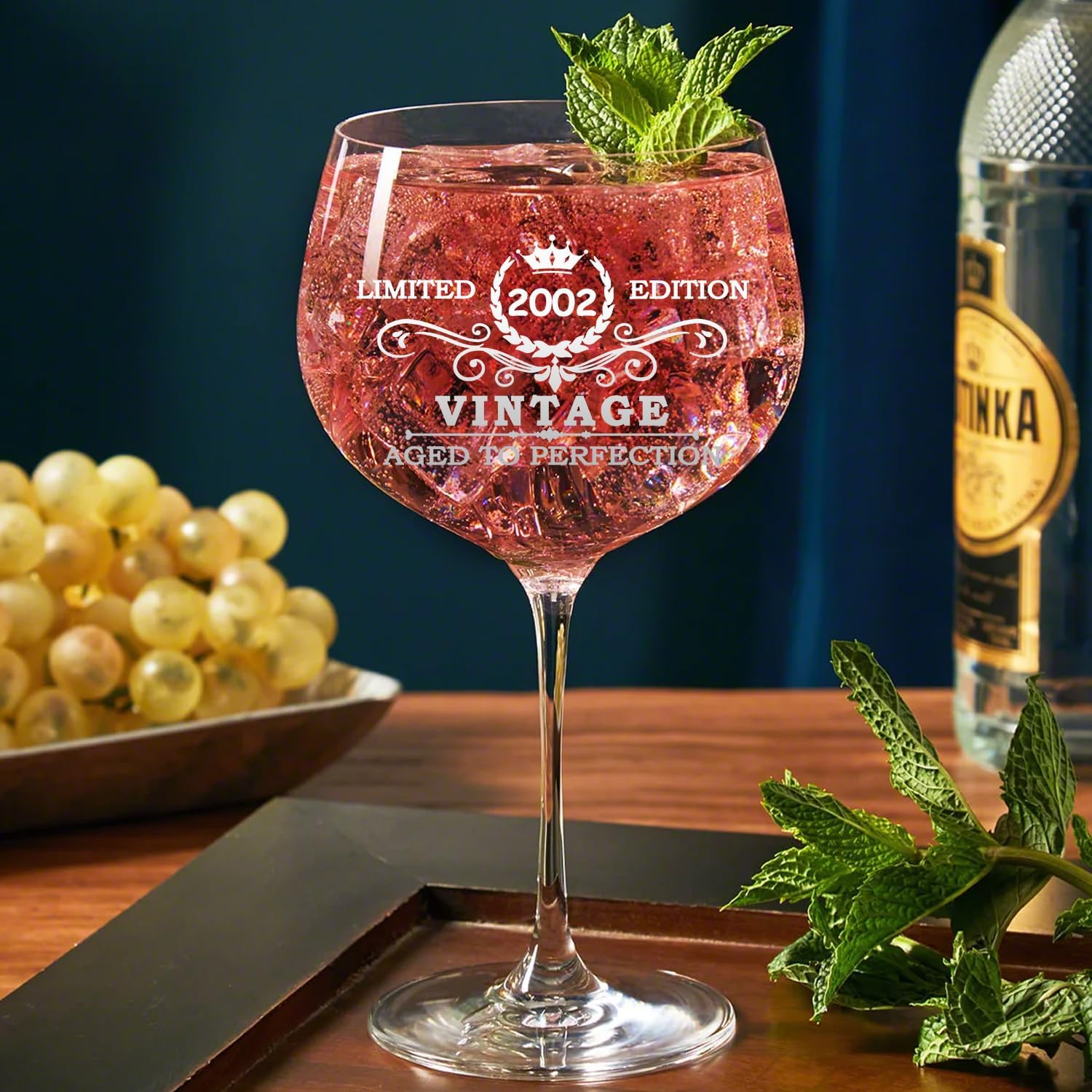 Regalos de cumpleaños número 21 para mujer, copa de vino, regalos de 25 onzas, regalo de 21 cumpleaños para ella, idea de regalo de cumpleaños de 21