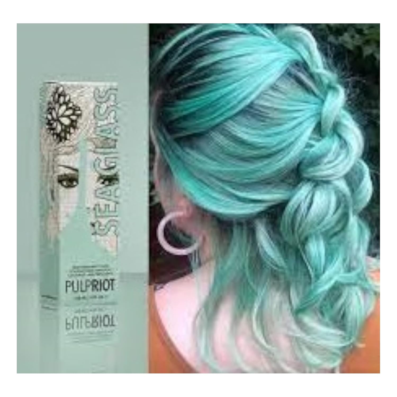 Pulp Riot – Tinte semipermanente para el cabello, 4 onzas, Seaglass