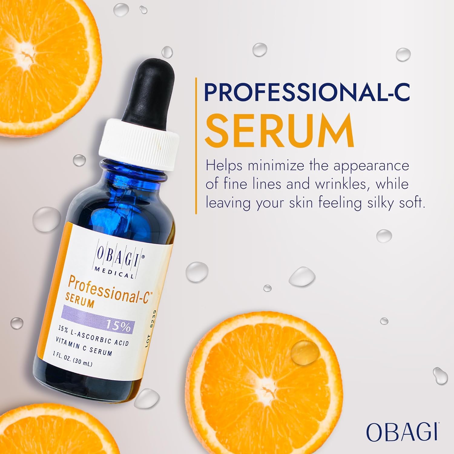 Obagi – Juego de productos esenciales para el cuidado de la piel, suero Obagi Professional-C, 15% (1 onza), Obagi Sun Shield Matte Broad Spectrum