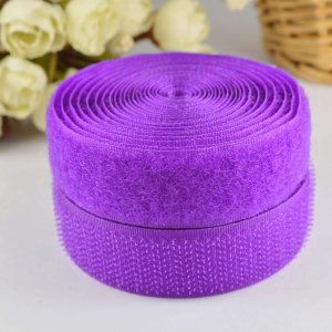 Cinta de sujeción 100% de nailon no adhesiva de 0.984 in (1 pulgada), 16.4 ft (morado oscuro) Cinta de sujeción 100% de nailon no adhesiva de 0.984 in (1 pulgada), 16.4 ft (morado oscuro)