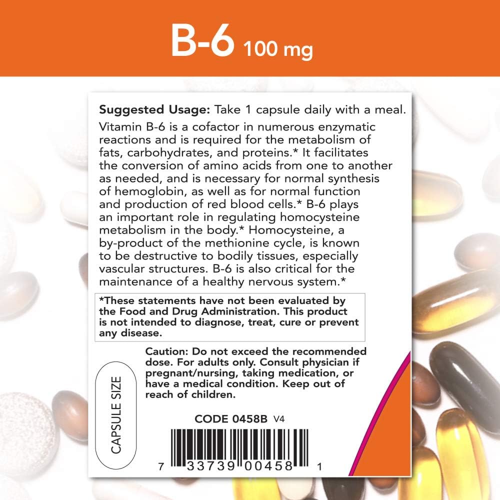 Now Foods Vitamina B-6, 2, 2