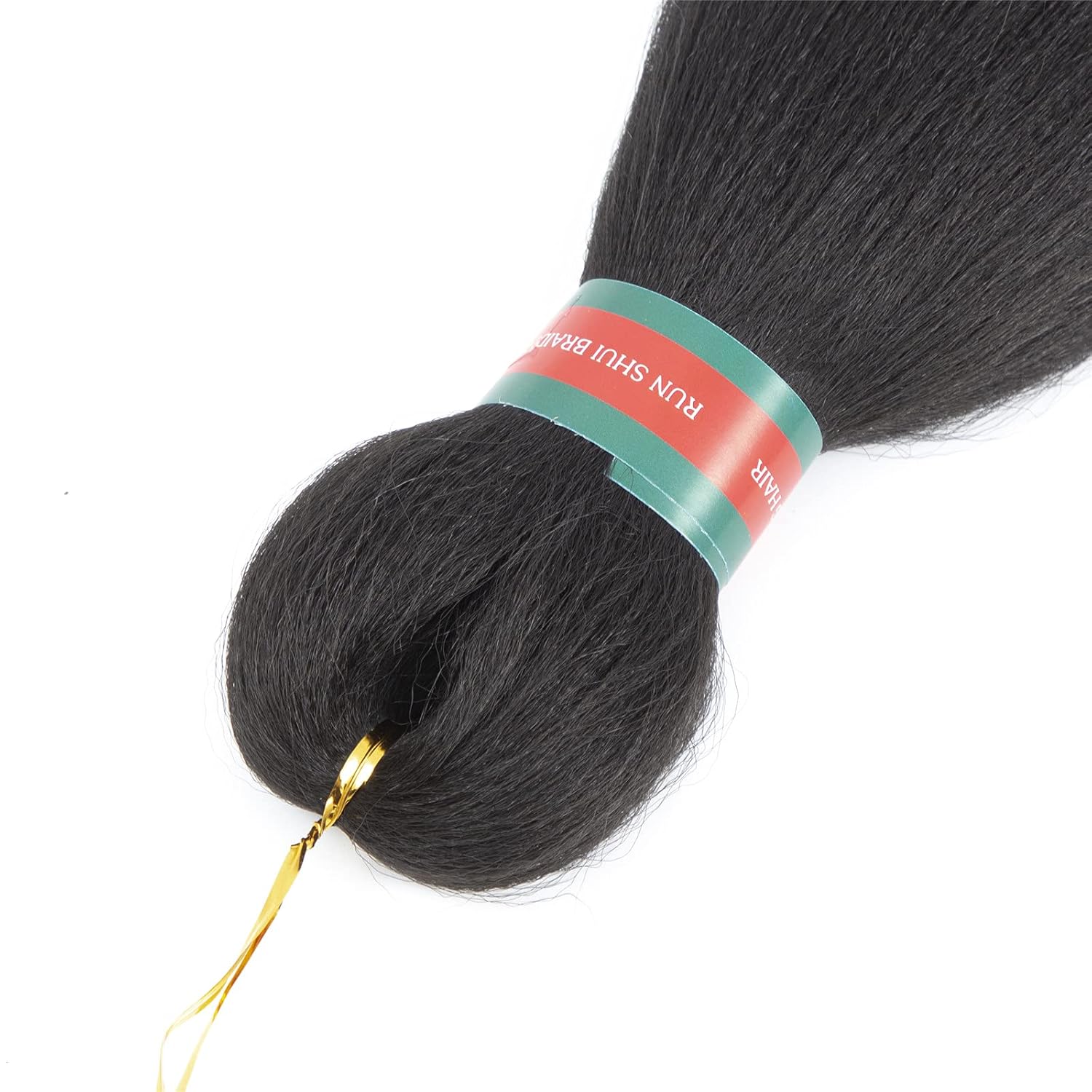 RUN SHUI Cabello trenzado preestirado, extensiones de cabello trenzado Kanekalon, cabello trenzado ombré preestirado, trenzado de ganchillo (24