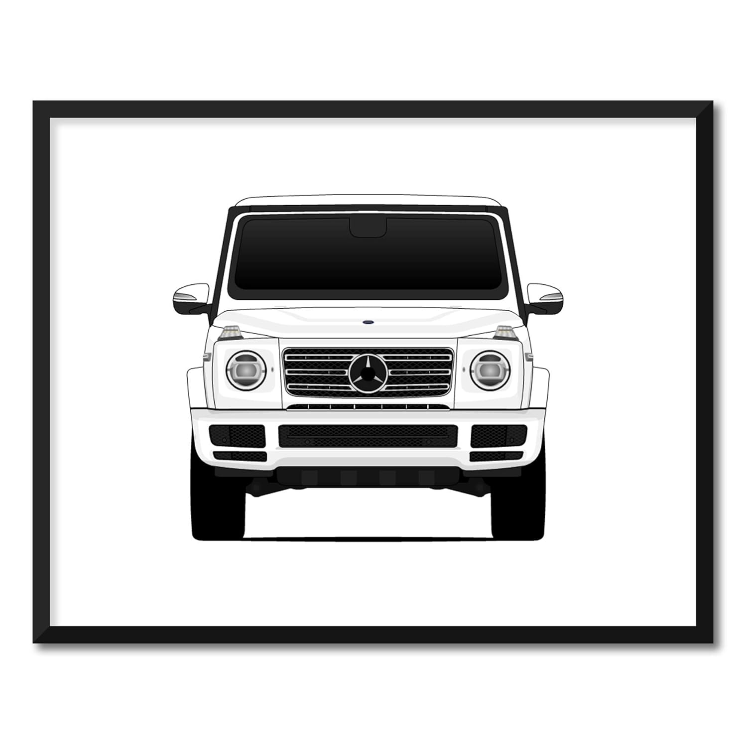 CUSTOMIZABLE COLOR Mercedes-Benz G-Class W463 (2018-Present) Inspired Poster Print Wall Art Decor Handmade G Wagen (Unframed)