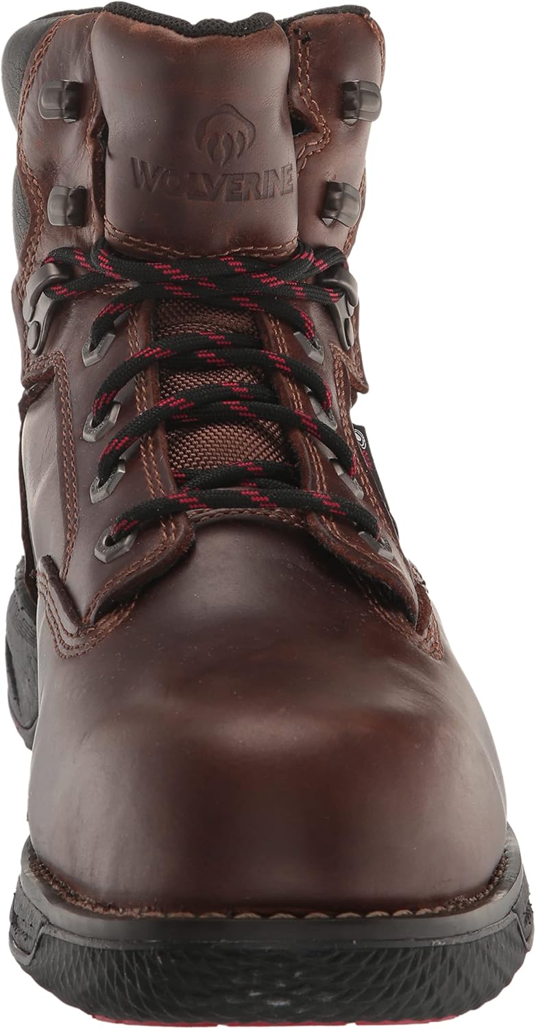 Wolverine Mens Hellcat Fuse Durashocks Ultraspring 6 Inch Carbonmax Work Boot