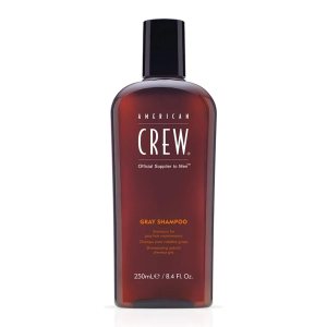 Champú para hombre de American Crew, mantenimiento óptimo para cabello gris, aroma original, 8.45 onzas líquidas Champú para hombre de American Crew, mantenimiento óptimo para cabello gris, aroma original, 8.45 onzas líquidas