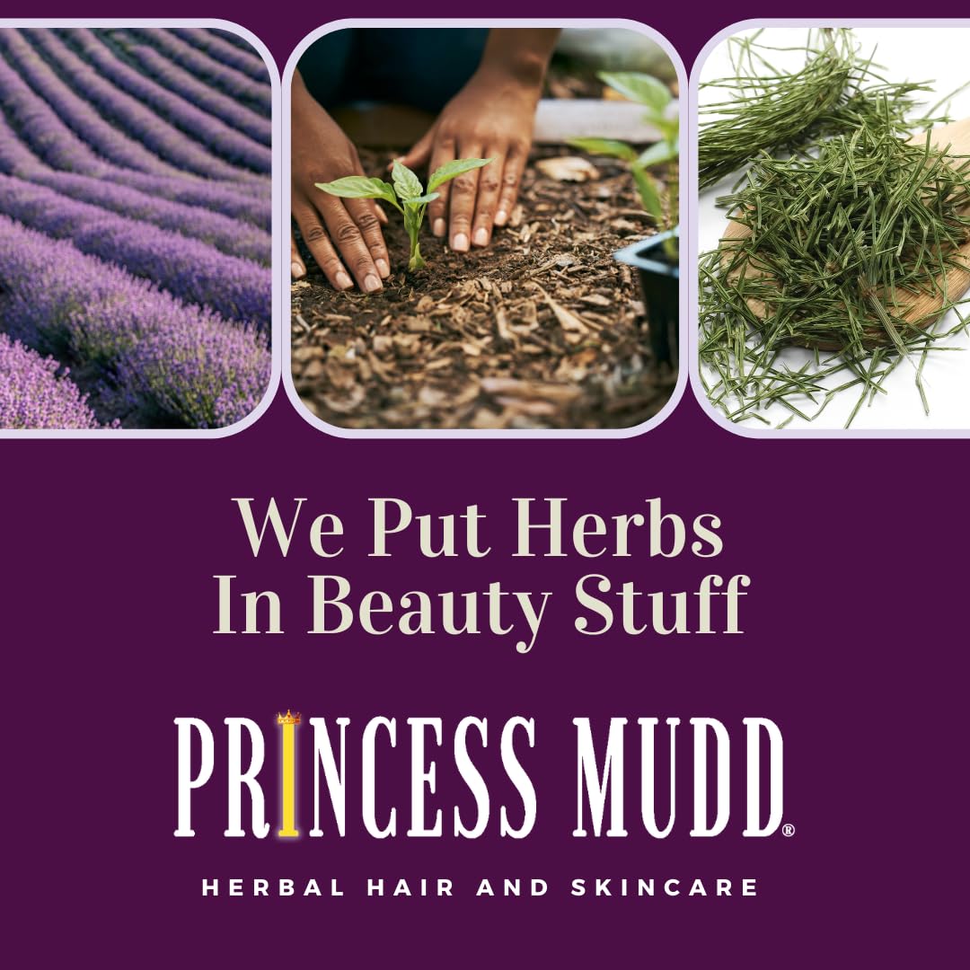 Princess Mudd Cabello hidratante  Ideal para Cornrows, trenzas francesas, etc.  para cabello texturizado seco y quebradizo dañado, 8 onzas líquidas