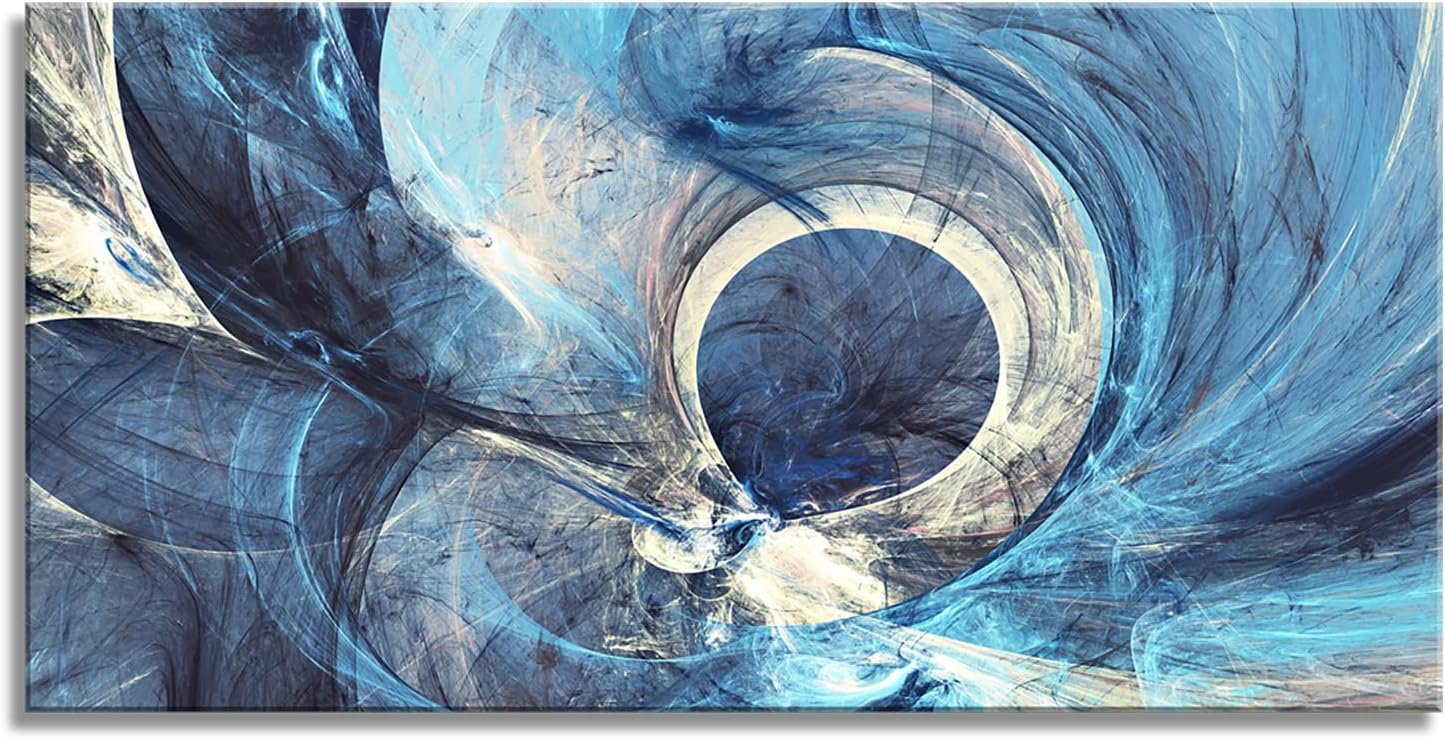 YYYYHPP YP1275 Arte de pared abstracto moderno minimalista abstracto lienzo pintura azul lienzo impresión pintura para decoración de pared