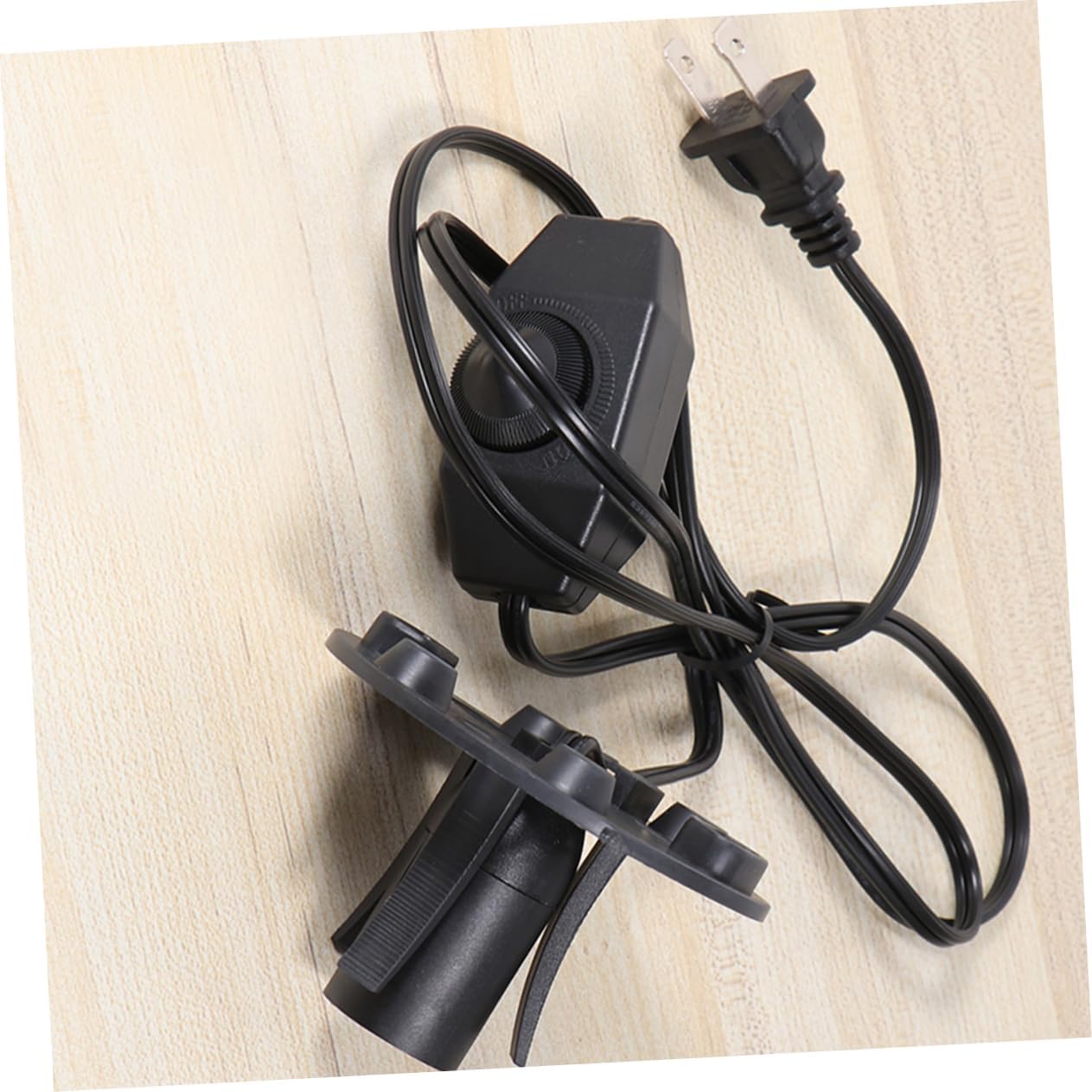 Housoutil Adaptador de enchufe de cable de repuesto, 1 juego de convertidor de salida de bombilla E12, adaptador de salida de bombillas Wiz,
