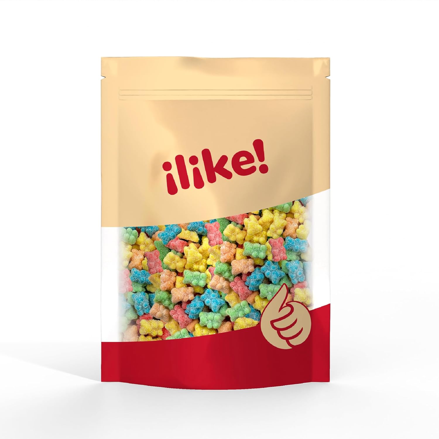 Caramelos de gomitas de neón agrios  Bolsa de 2 libras  Sabores de frutas surtidos