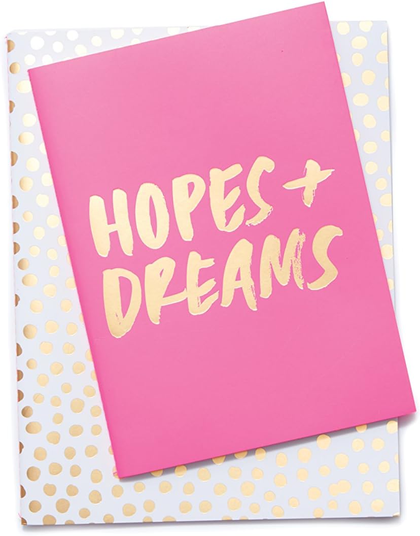 ban.do Design Good Ideas – Juego de cuadernos para fiestas pequeñas + esperanzas + sueños (53314)