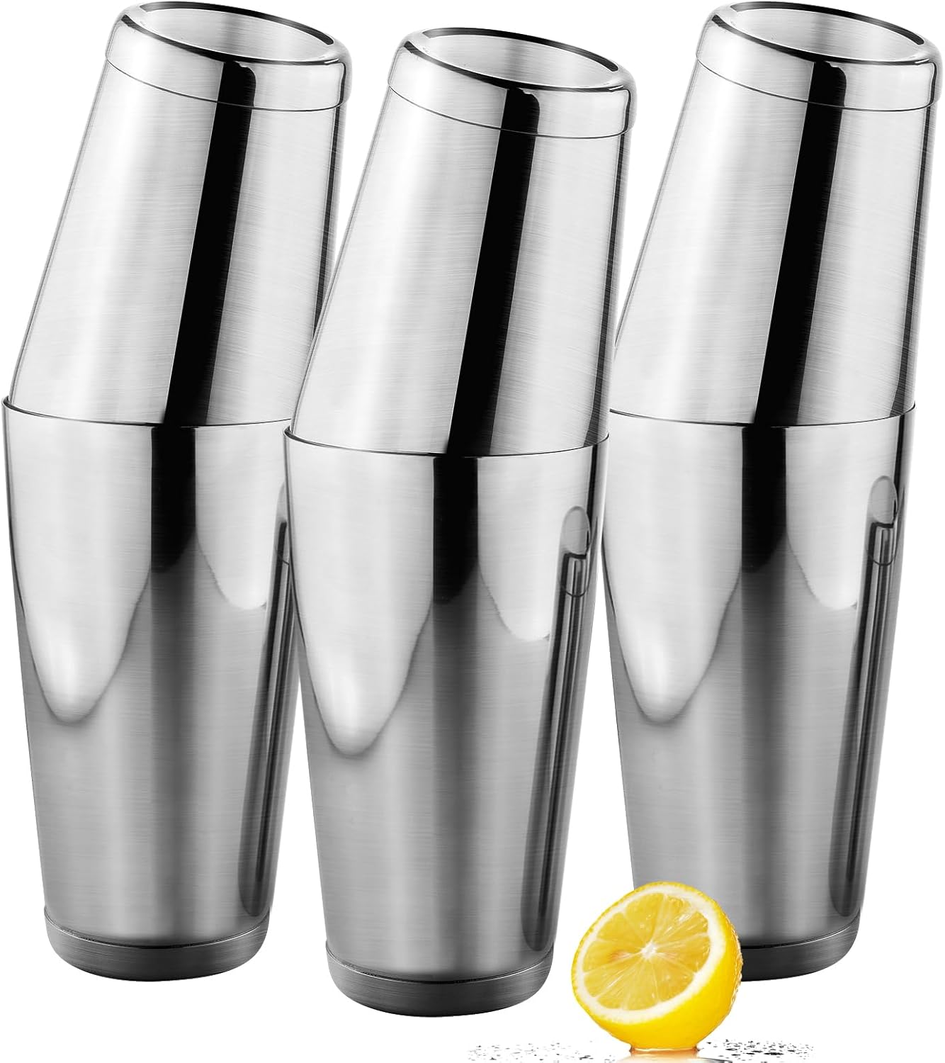 Coctelera de acero inoxidable  2 piezas de 18 oz y 28 oz Boston Cocktail Shaker Bar Shaker Bar Shaker Set Martini Shaker Shaker Barman Shakers para
