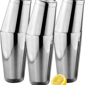 Coctelera de acero inoxidable  2 piezas de 18 oz y 28 oz Boston Cocktail Shaker Bar Shaker Bar Shaker Set Martini Shaker Shaker Barman Shakers para Coctelera de acero inoxidable  2 piezas de 18 oz y 28 oz Boston Cocktail Shaker Bar Shaker Bar Shaker Set Martini Shaker Shaker Barman Shakers para