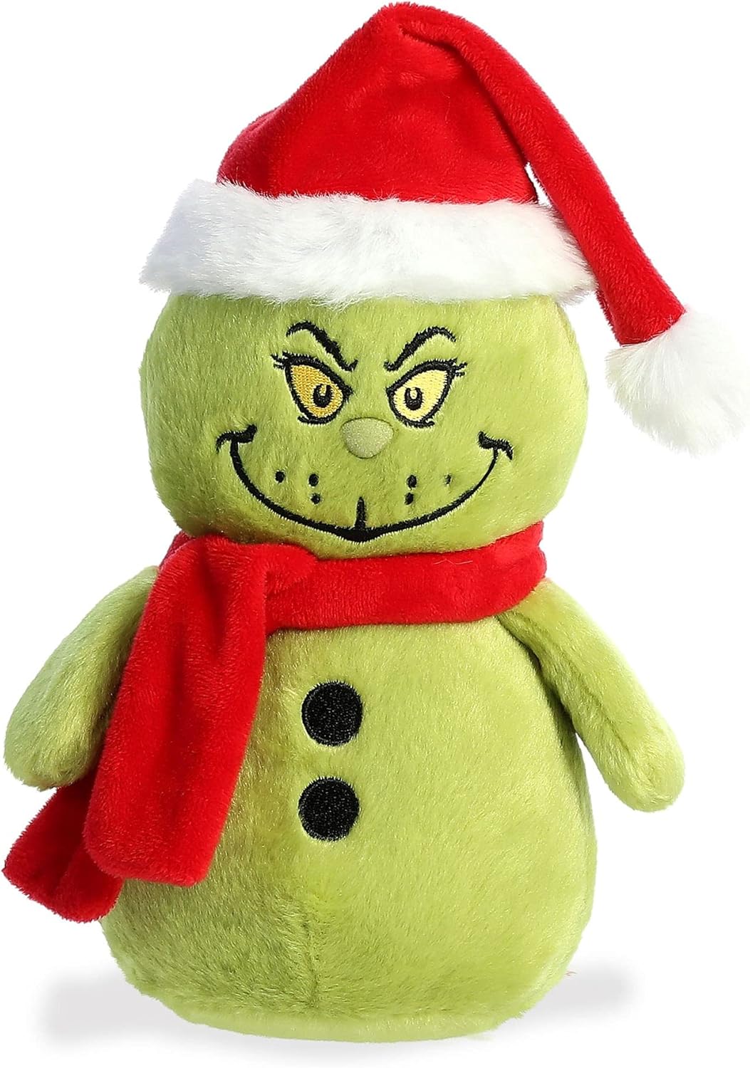 Aurora Fantástico muñeco de nieve Dr. Seuss Grinch – Narración mágica – Inspiración literaria – Verde 8 pulgadas