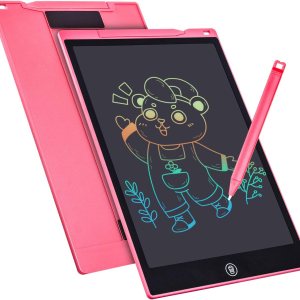 Tableta de escritura LCD, almohadillas de dibujo para niños de 3 a 8 años de 12 pulgadas de líneas coloridas, tableros de garabatos, juguetes Tableta de escritura LCD, almohadillas de dibujo para niños de 3 a 8 años de 12 pulgadas de líneas coloridas, tableros de garabatos, juguetes