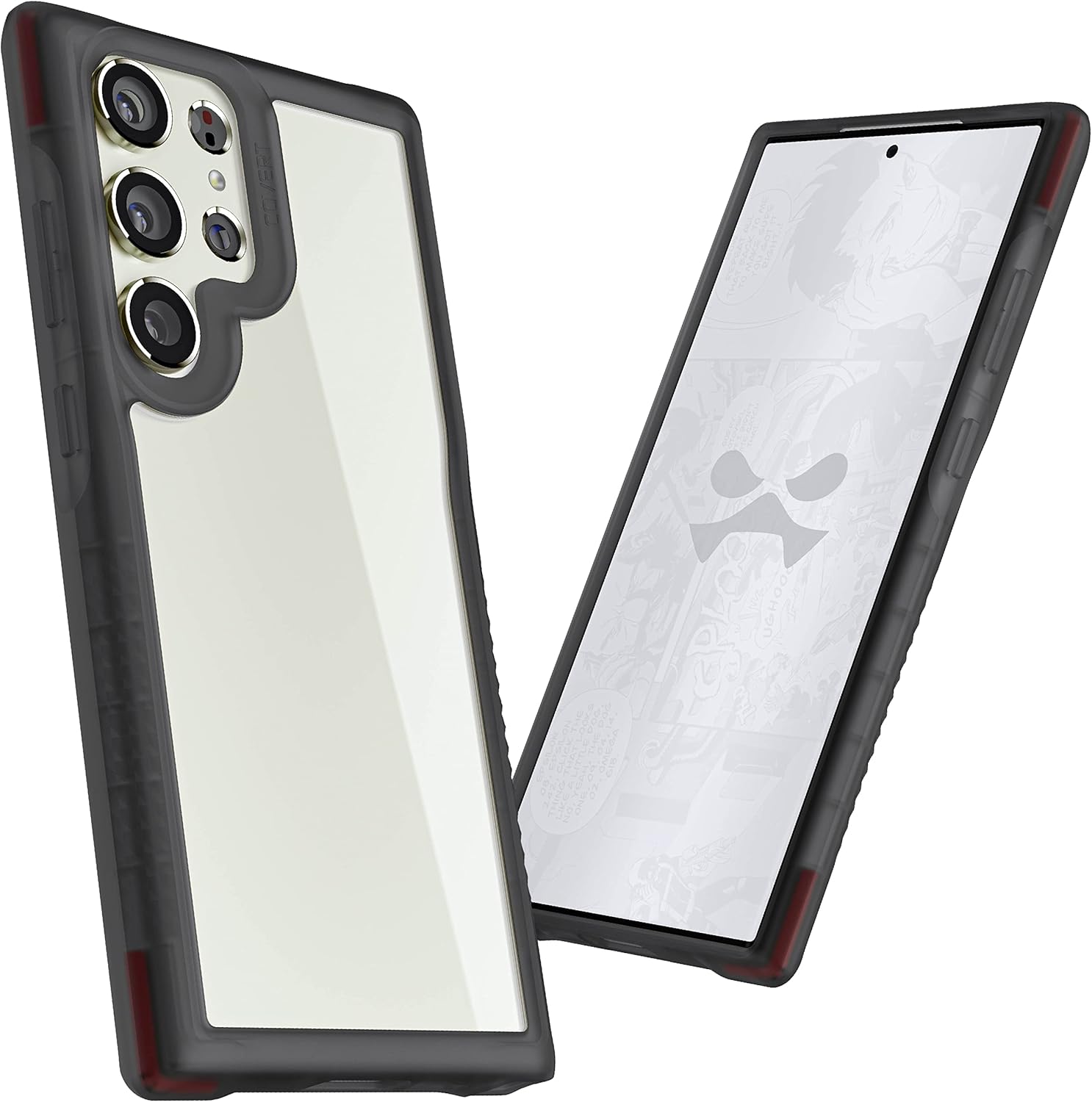 Ghostek COVERT – Funda transparente a prueba de golpes para Samsung Galaxy S23 con diseño delgado y ligero, compatible con carga inalámbrica,
