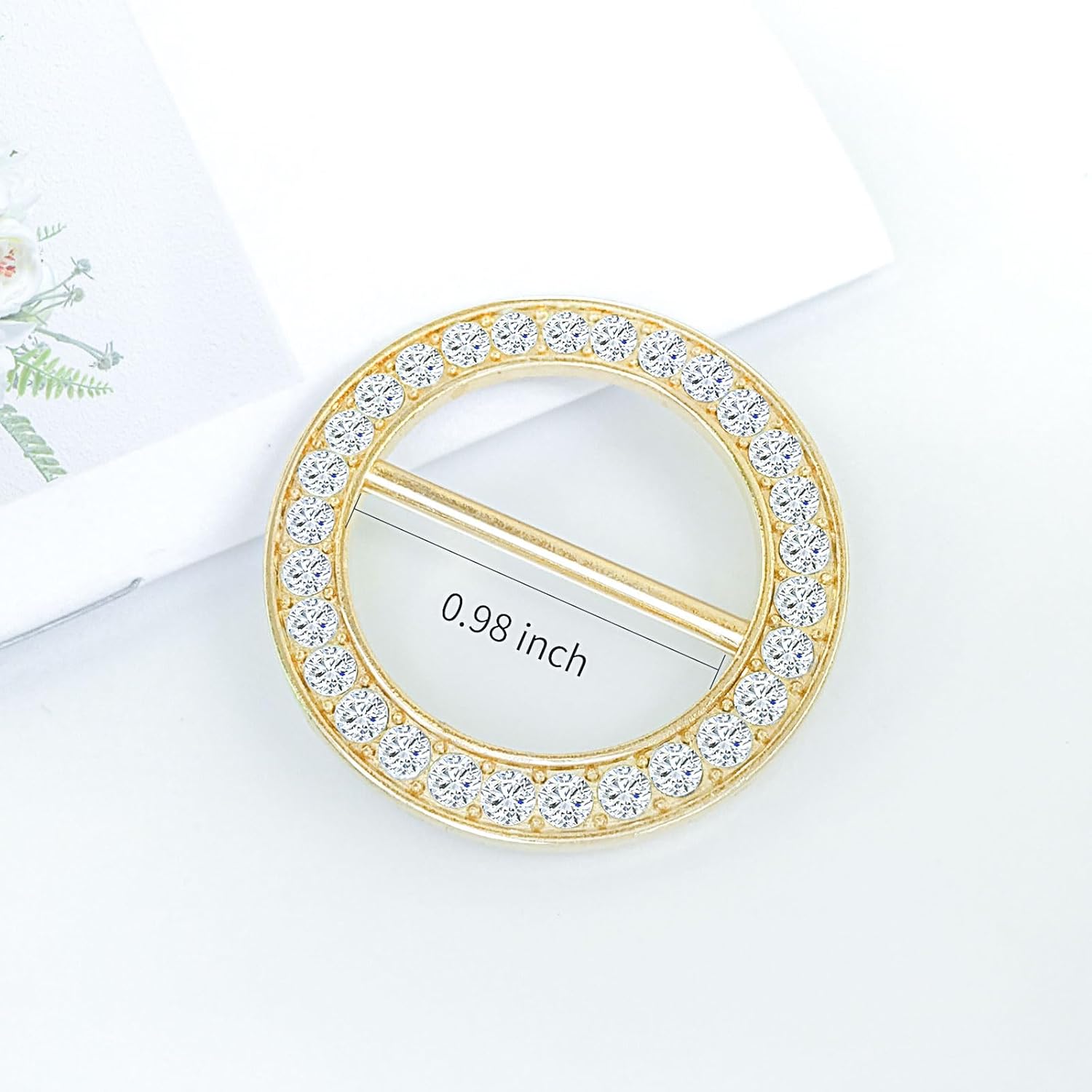Juego de 7 hebillas de camiseta para mujer, anillo de bufanda, hebillas de cinturón para mujer, hebillas redondas para bufanda, clips para camisetas