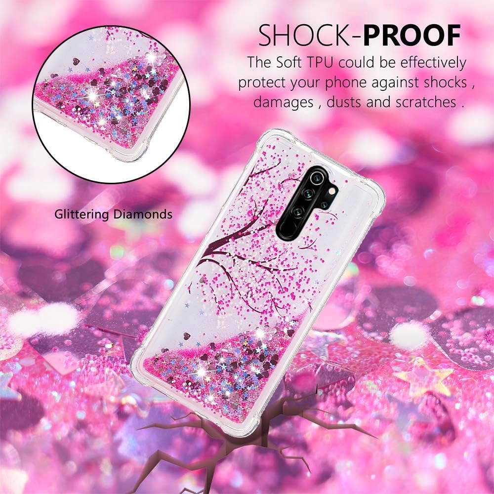 Asdsinfor Funda Xiaomi Redmi Note 8 Pro Pink Tree YB-LS