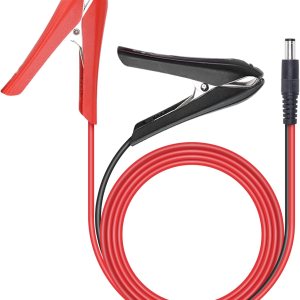 YACSEJAO Cable de pinzas de cocodrilo de batería de CC 5.5 de 0.083 in macho a batería, cable de extensión de 12-24 V con abrazadera de batería para YACSEJAO Cable de pinzas de cocodrilo de batería de CC 5.5 de 0.083 in macho a batería, cable de extensión de 12-24 V con abrazadera de batería para