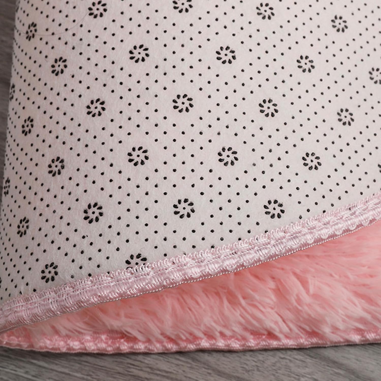 Alfombras redondas para dormitorio, suaves y esponjosas, antideslizantes, grandes para sala de estar, dormitorio, habitación de los niños,
