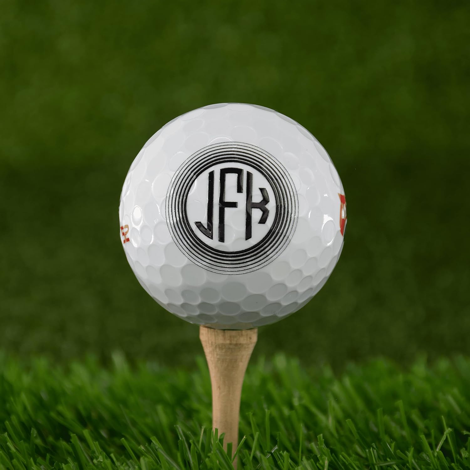 Pelotas de golf personalizadas, manga de 3 pelotas de golf Wilson Staff Elite, diseños monogramados personalizados añaden tu nombre e iniciales