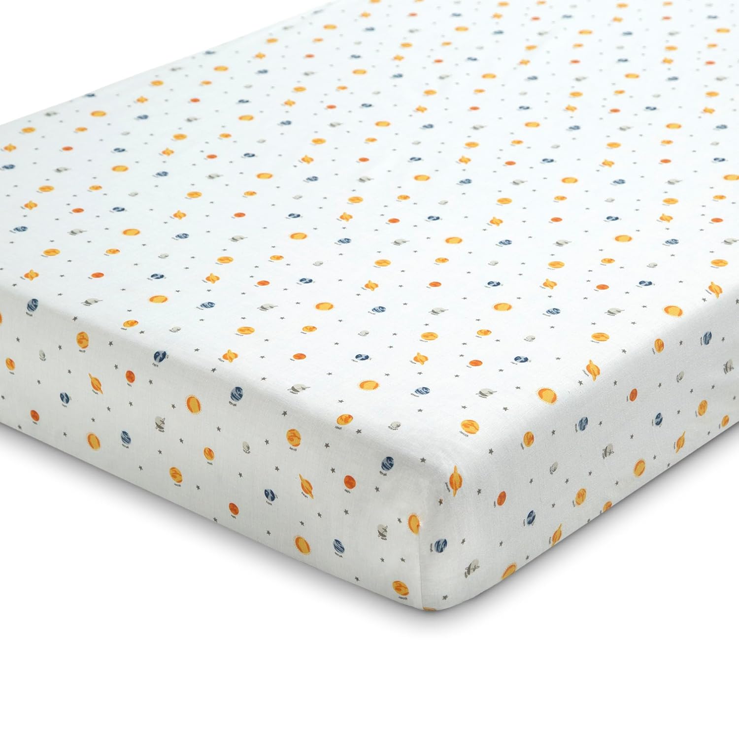 Delta Children Sábanas bajeras para cuna para niñas y niños, sábana para cuna estándar para colchón de cuna y de niño pequeño, 28 x 52 pulgadas