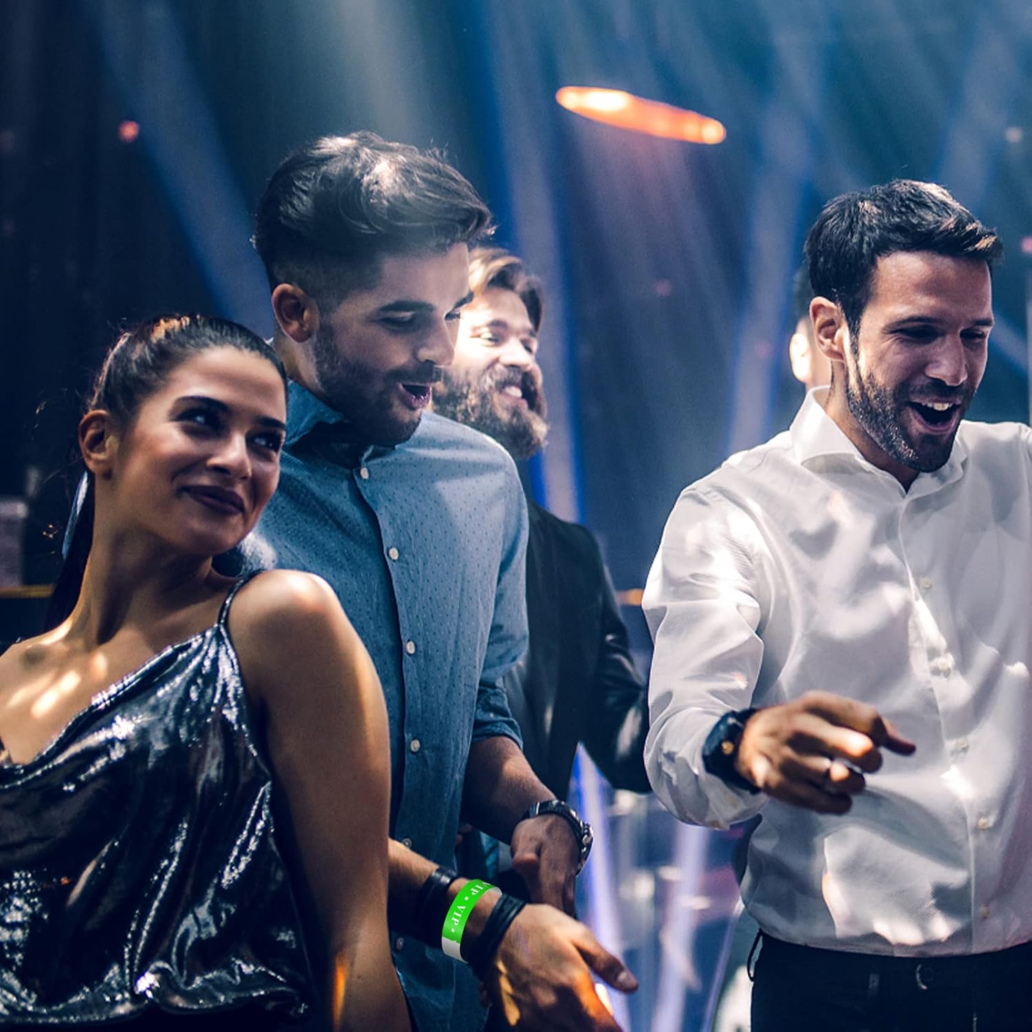 2020 pulseras de papel para eventos, pulseras de neón impermeables, pulseras de entrada para fiestas, pulseras de papel para eventos, festivales de