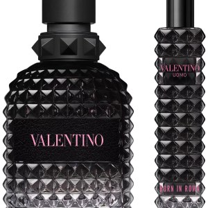 Valentino Uomo Born in Roma – Set de regalo de viaje de 2 piezas para hombres (3.4 onzas Eau De Toilette Spray + spray de viaje de 0.50 onzas) Valentino Uomo Born in Roma – Set de regalo de viaje de 2 piezas para hombres (3.4 onzas Eau De Toilette Spray + spray de viaje de 0.50 onzas)