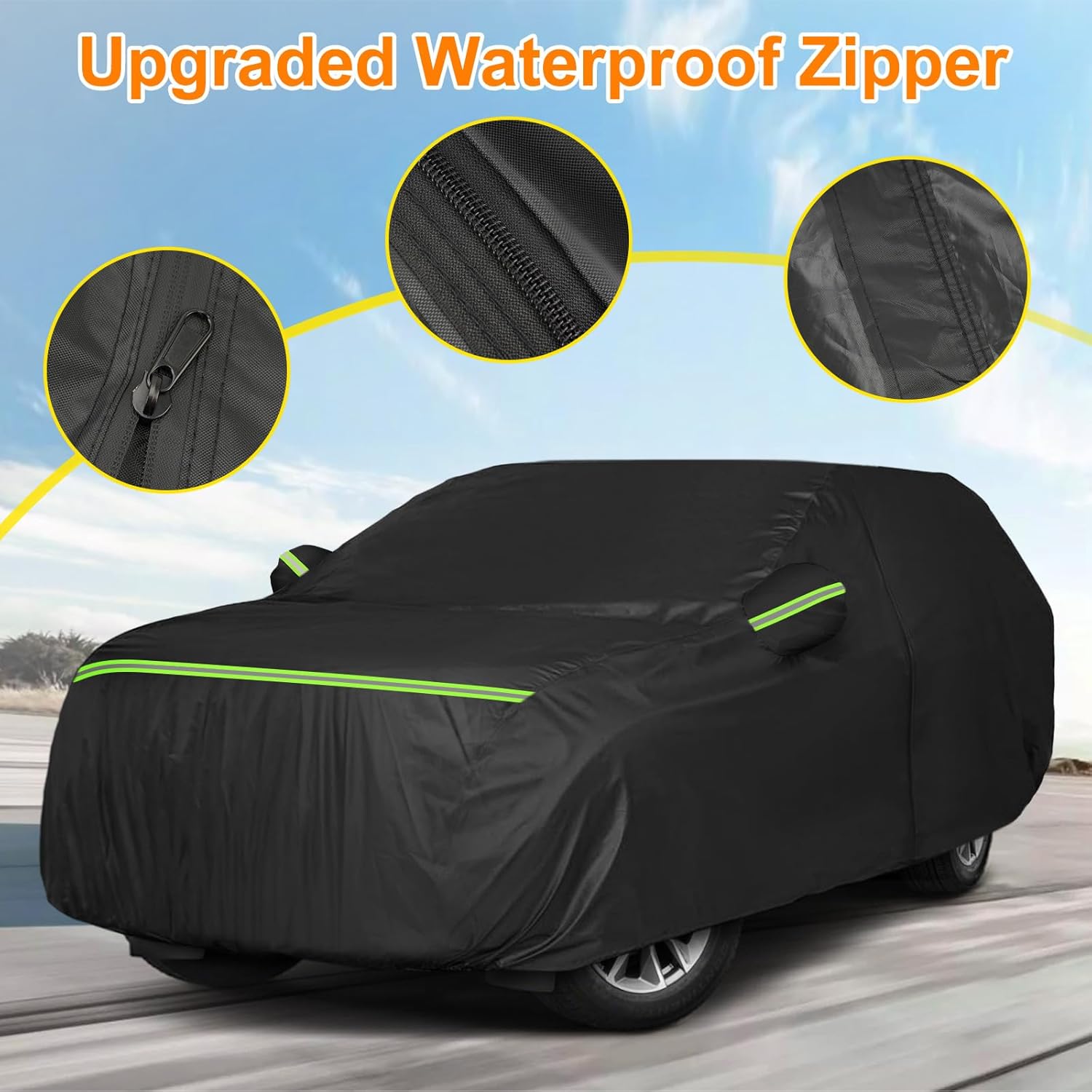 Funda impermeable para coche Range Rover Sport para todo tipo de clima, para Land Rover Range Rover Sport 2013-2023, resistente al viento, ajuste