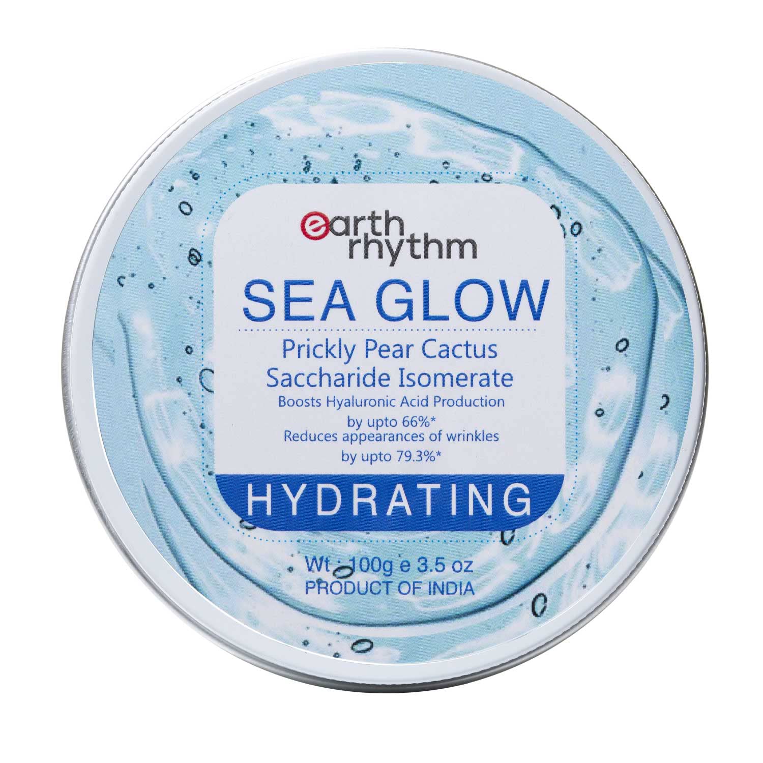 Earth Rhythm Gel hidratante de brillo marino, enriquecido con cactus de tuna 3,5 oz (100 gm)