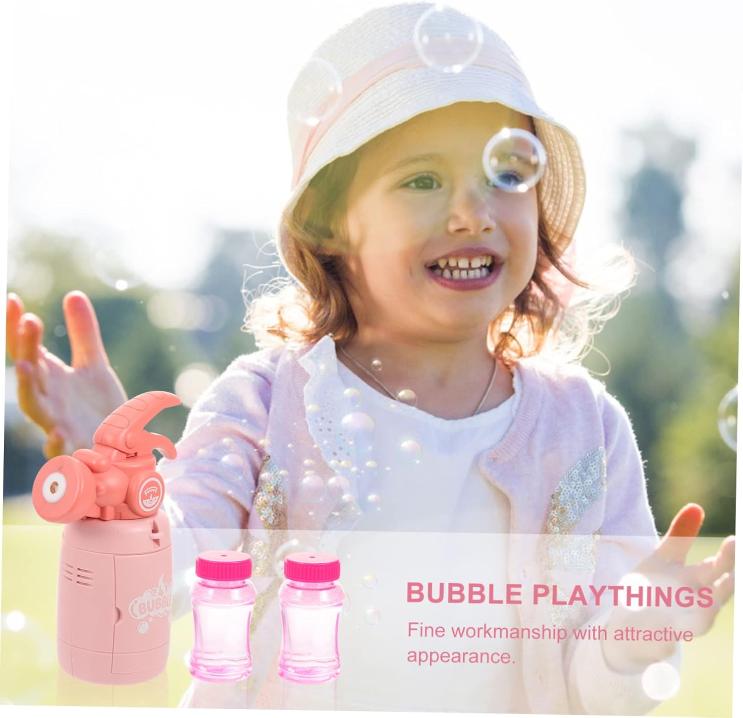 TOYANDONA 5 juegos de extintores de incendios Máquina de burbujas para niños Fuera Máquina automática de burbujas para exteriores, juguete para