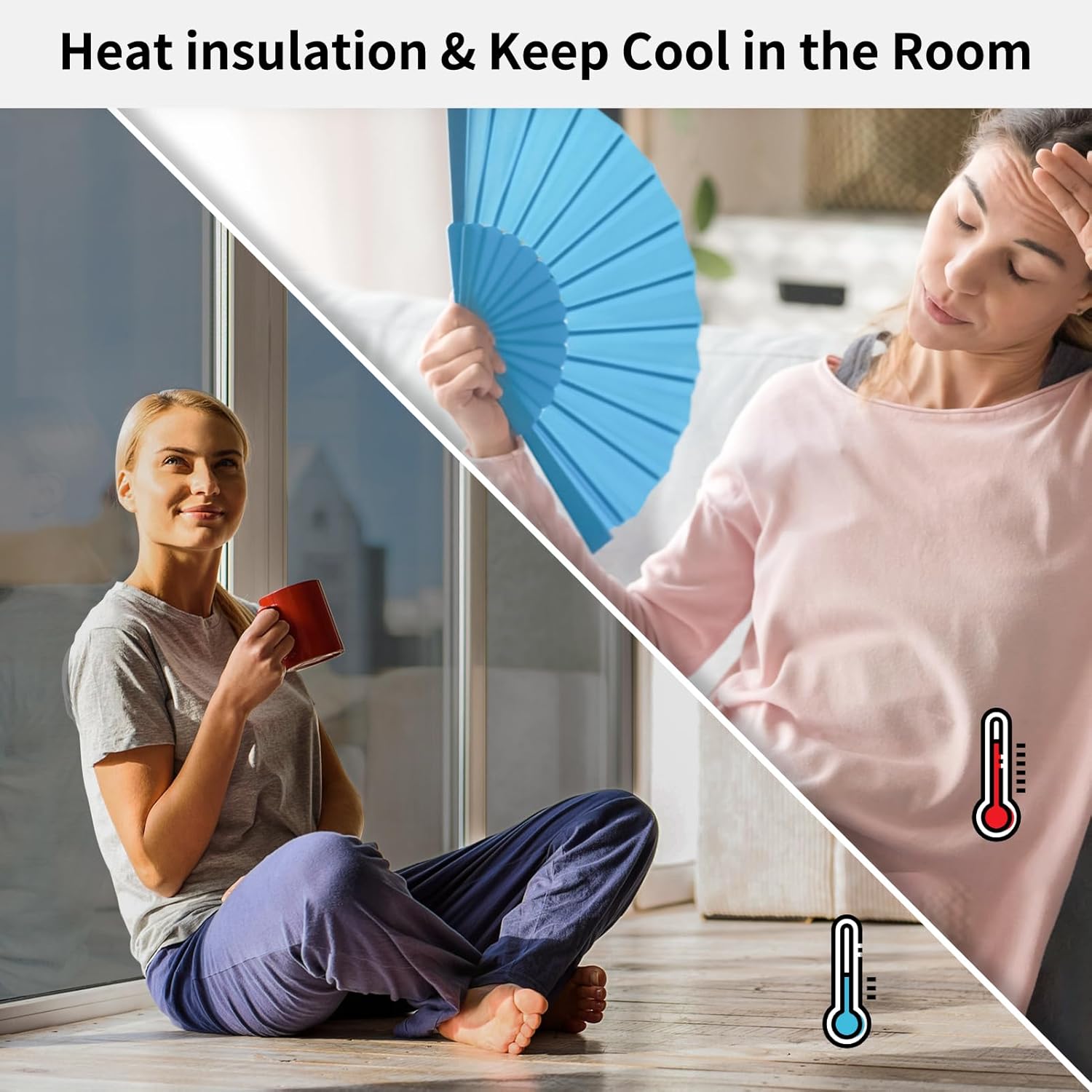 Película de privacidad para ventana unidireccional con herramientas de instalación, privacidad diurna, bloqueo solar UV, control de calor,