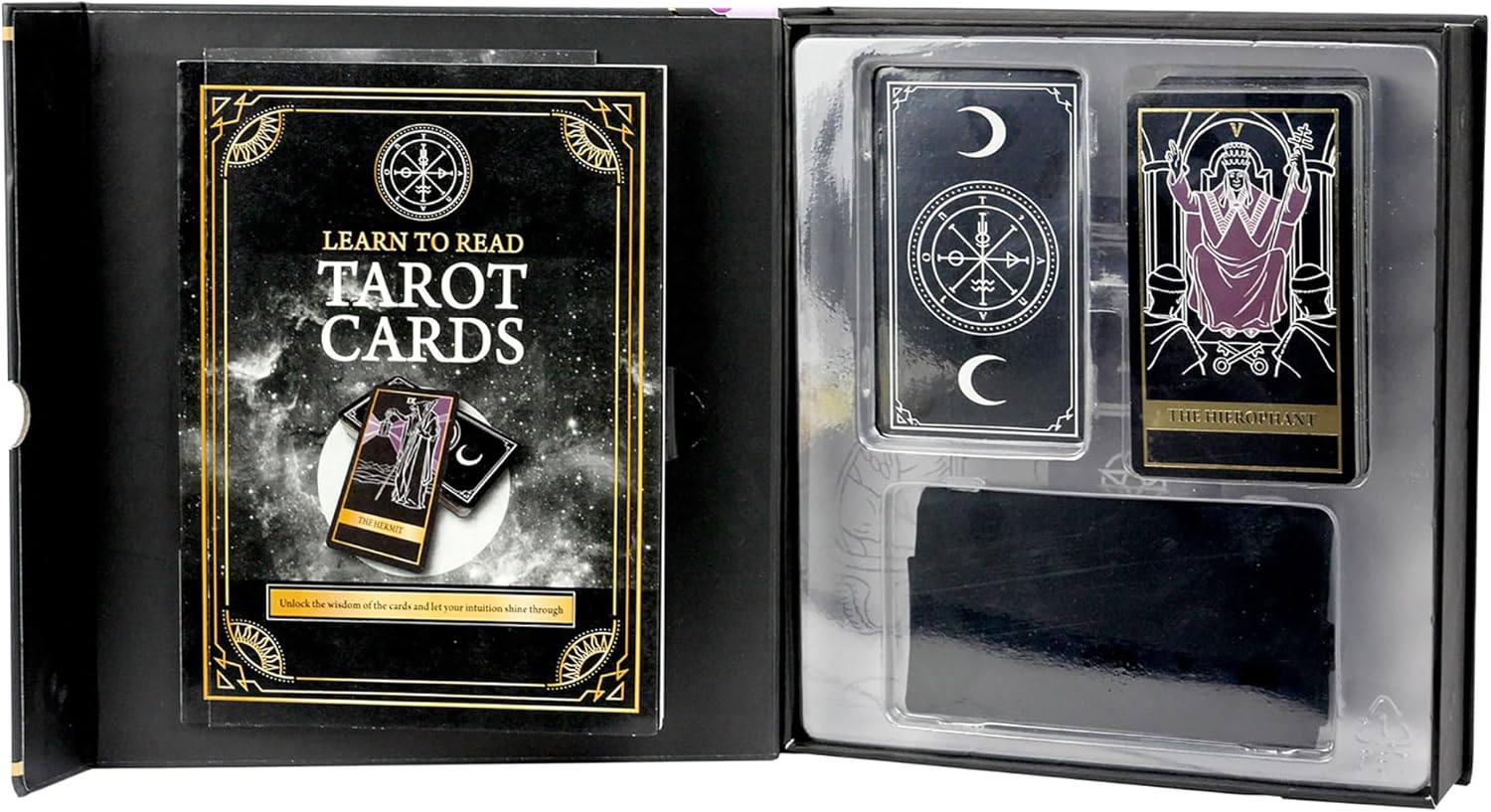 Gift Box Juego de cartas de tarot de SpiceBox desbloquea la sabiduría de las edades y descubre tu destino