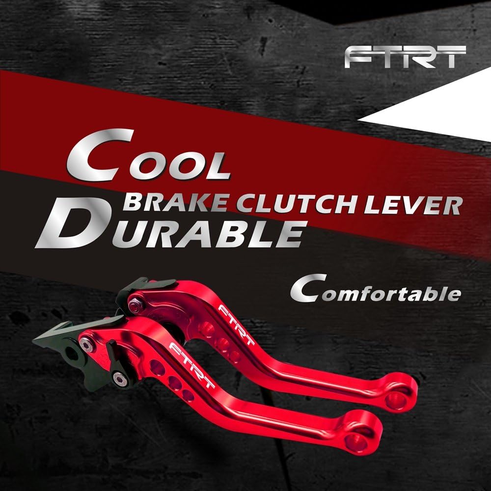 Palancas de freno y embrague cortas para Honda CBR600RR 2003 2004 2005 2006, Honda CBR954RR 2002 2003, Deporte-motocicletas, Rojo