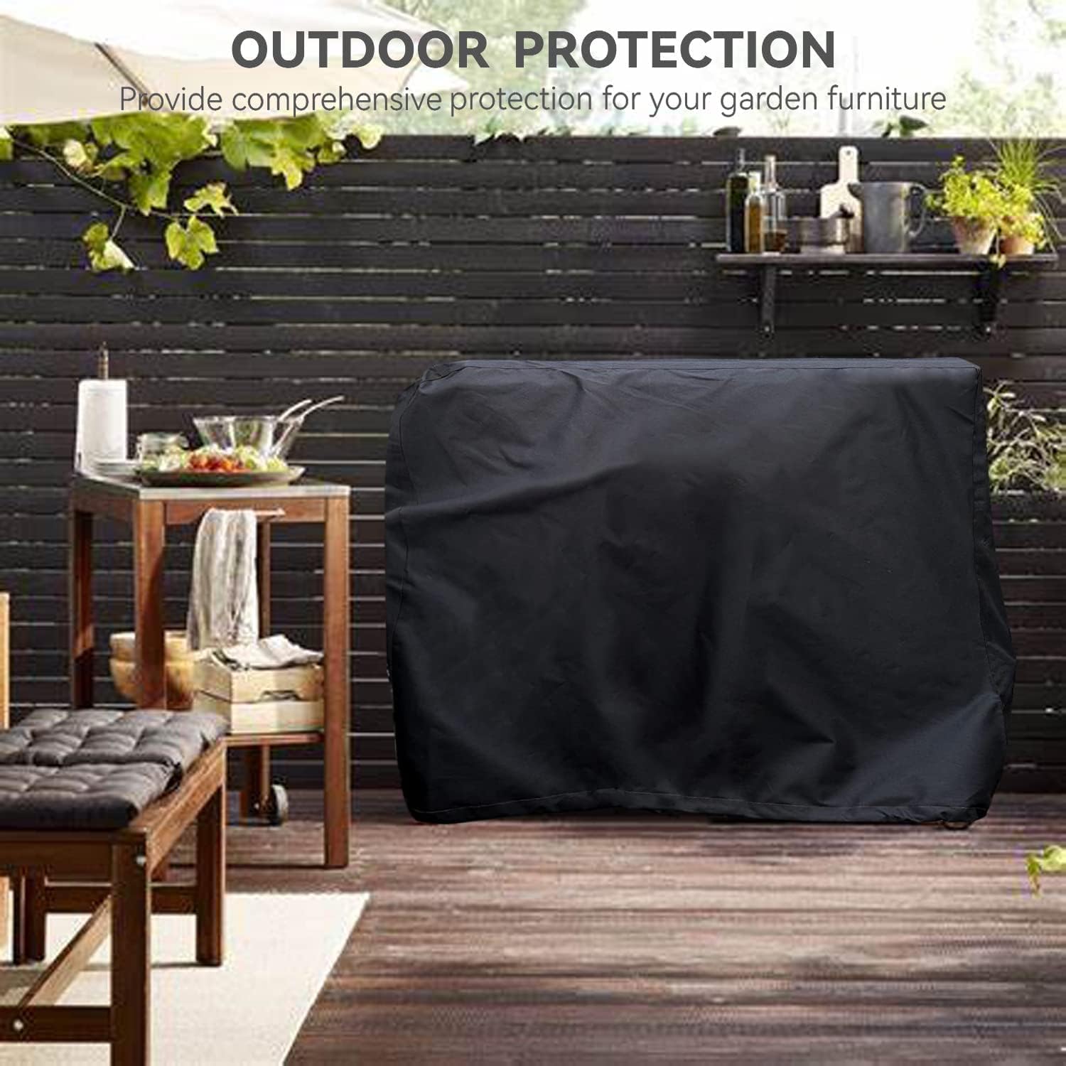 Cubierta para carrito de comedor al aire libre  Cubierta impermeable resistente para carrito Royal Gourmet mesa de trabajo plana PC3401S y PC3401B,