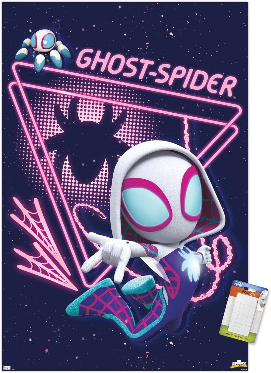 Trends International Marvel Spidey y sus increíbles amigos – Póster de pared de araña fantasma