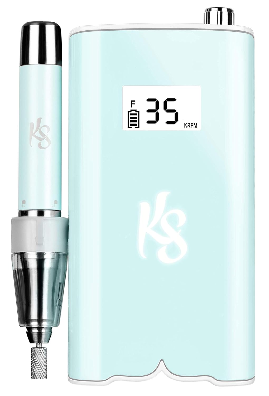 Kiara Sky Beyond Pro – Taladro de uñas portátil profesional recargable (azul claro)
