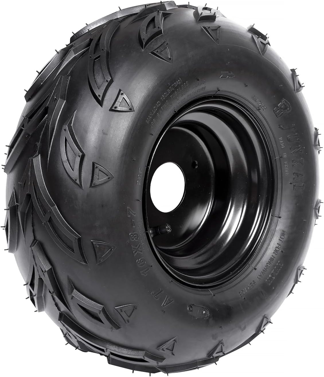 4 neumáticos y llantas ATV Go Kart sin cámara de 16 x 8 a 7 pulgadas, neumáticos delanteros o traseros con llantas para Go Kart Buggy ATV