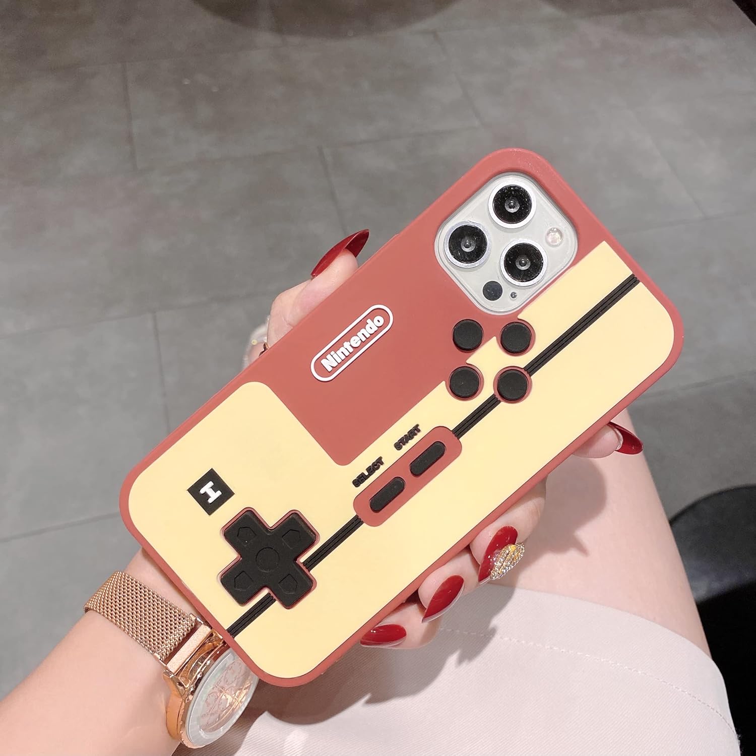 Wifantien Funda con asa de consola de juegos 3D para iPhone 11 Pro Max de 6.5 pulgadas, diseño de dibujos animados 3D para niños, adolescentes,