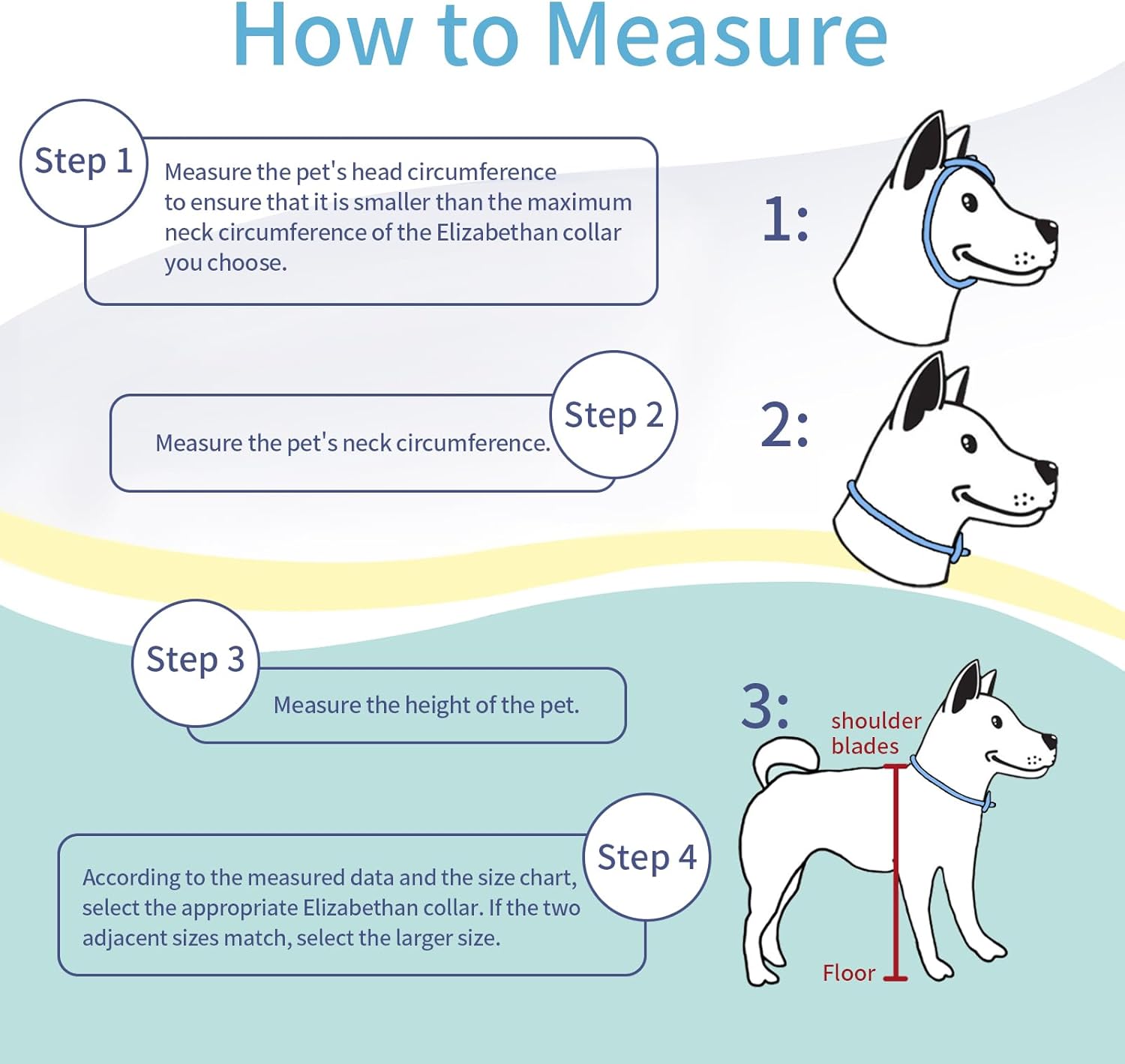 Conos para perros pequeños, cómodo y ajustable suave cono alternativo después de la cirugía, collar de dona isabelino para la recuperación de perros