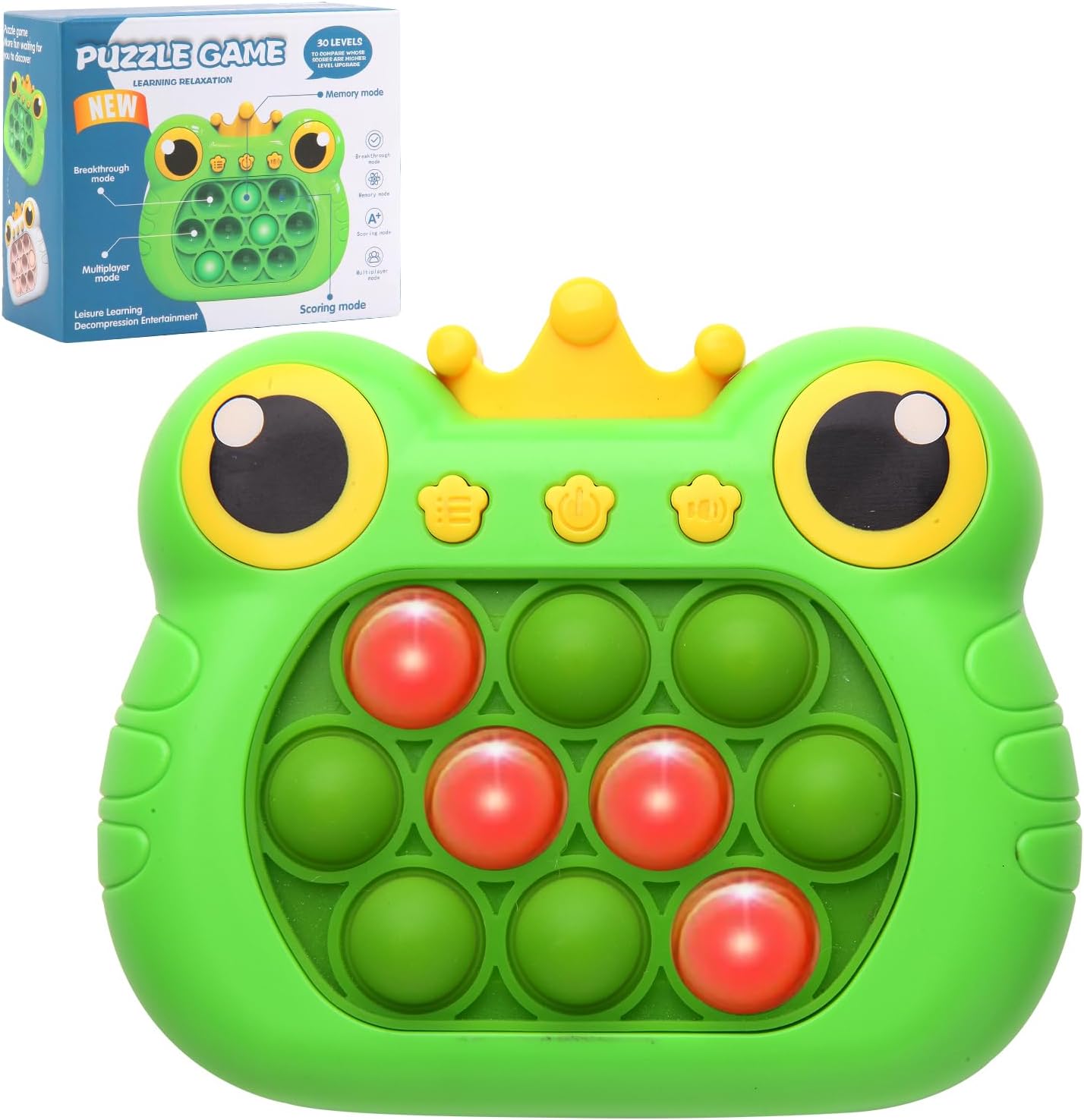 Juguetes para ansiedad para presionar rápidamente, juego para niños y adultos, juego de mano de rompecabezas rápido, máquina de juego de