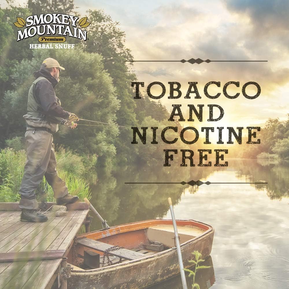 Smokey Mountain Corte largo a base de hierbas – Uva – 1 lata – Tabaco sin tabaco y sin nicotina