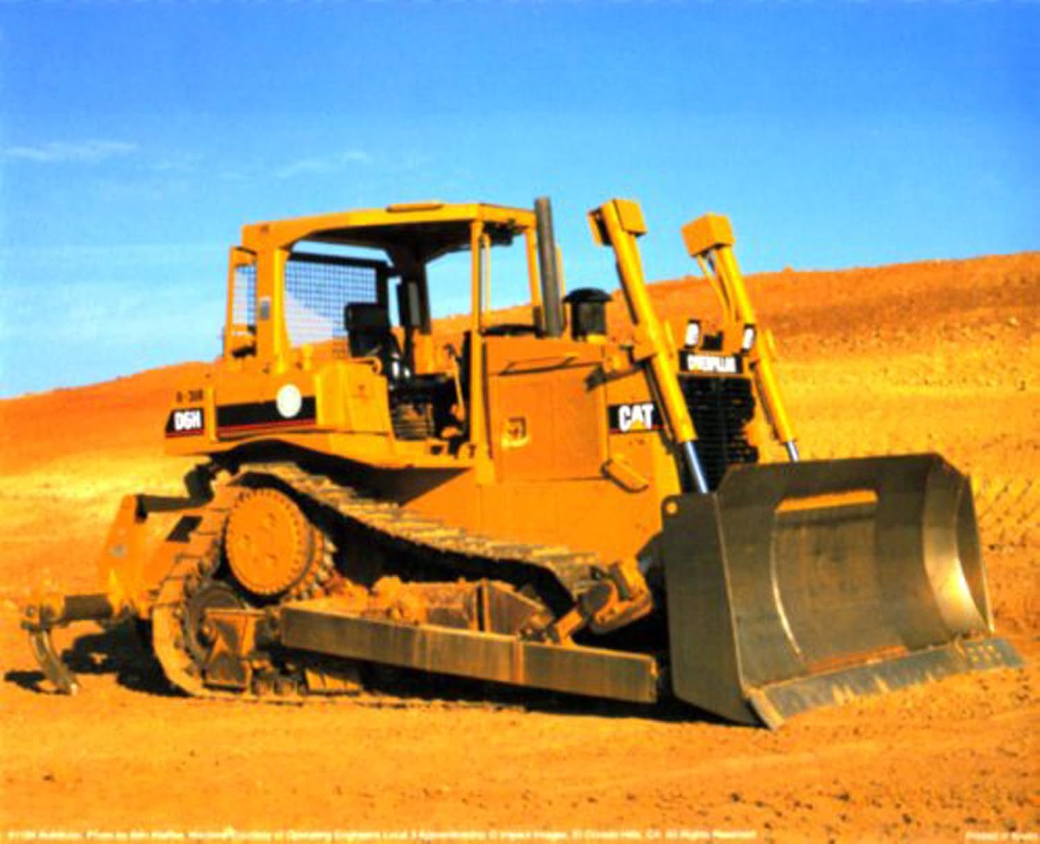 Impact Posters Gallery Caterpillar Truck Wall Decor Construction Wheel Loader Dump Dozer Picture 16×20 Cuatro Set Art Print Poster