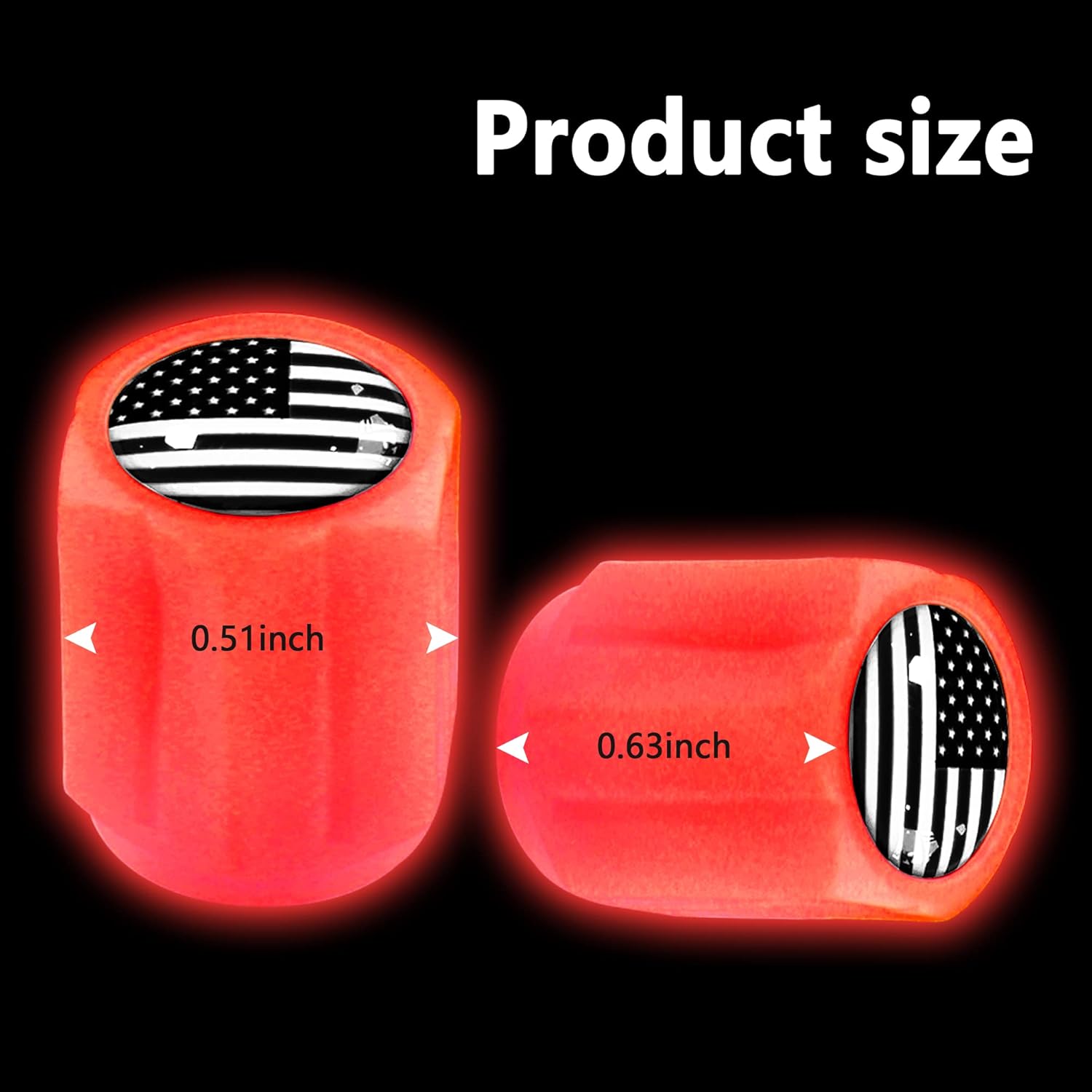 16 tapones fluorescentes para válvulas de neumáticos, accesorios de decoración universales para automóvilSUVbicicletacamionesmotocicletas,regalos