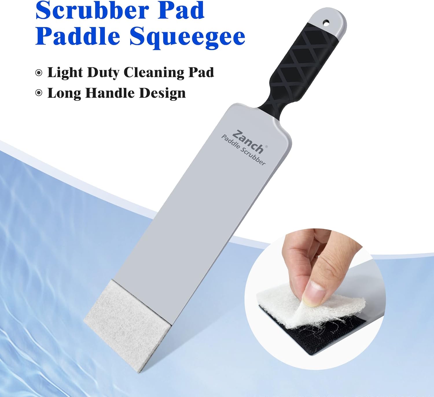 Zanch Herramientas de tinte para ventanas, escobilla de escobilla de escobilla de agarre largo para instalación de película de tinte de ventana, kit