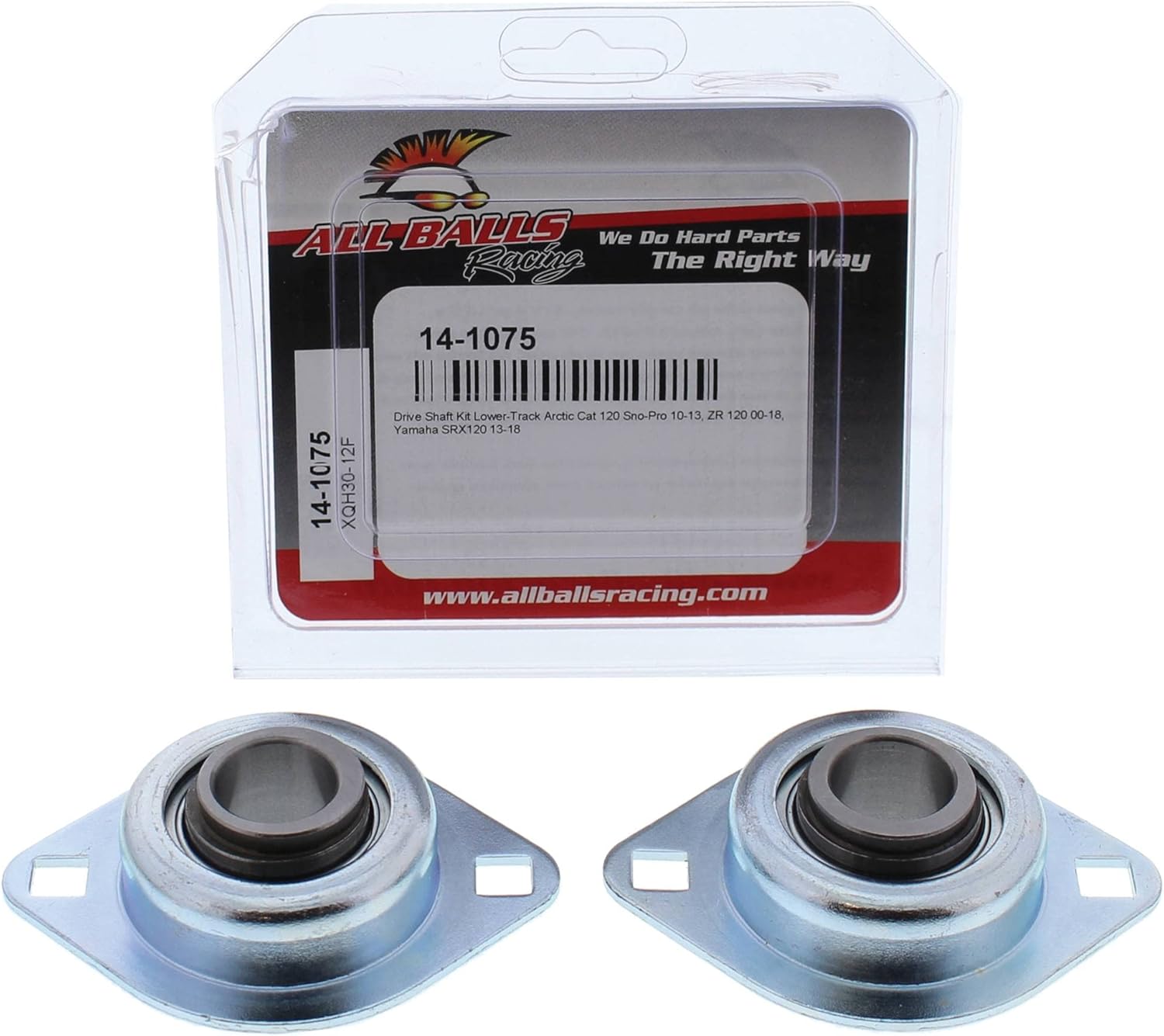 All Balls Racing Kit de eje de moto de nieve (14-1075) compatible conrepuesto para Arctic Cat 120 Sno-Pro 2010 2011 2012 2013, ZR 120