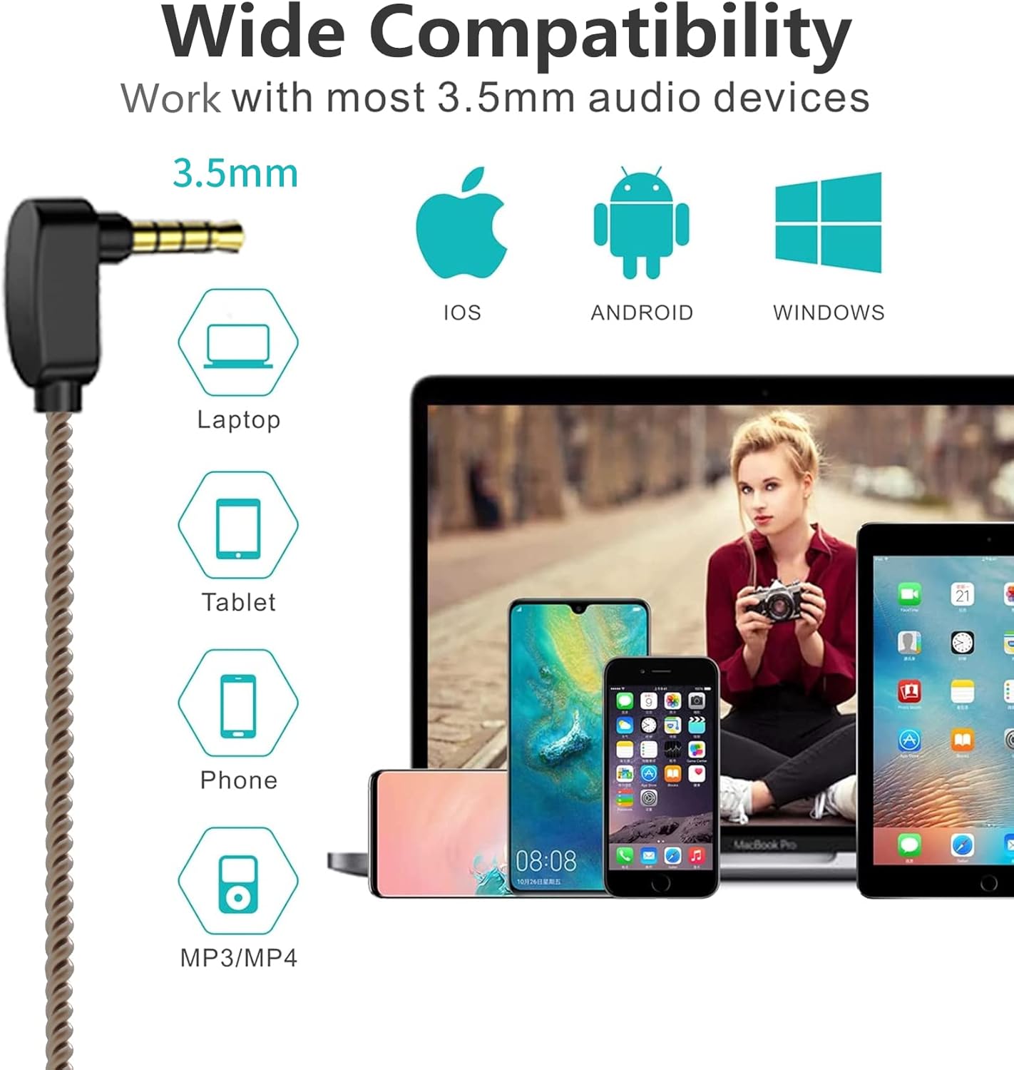 YINYOO KBEAR Rosefinch IEM, auriculares con cable en monitores de oído con controlador dinámico 1dd cable desmontable de 2 pines, auriculares para