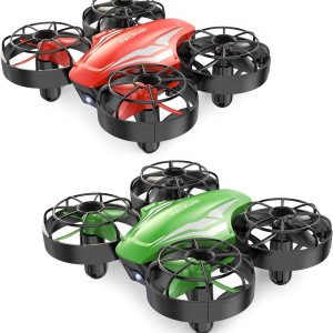 Paquete de 2 mini drones para niños y principiantes, helicóptero cuadricóptero de control remoto con 6 baterías modulares, flotación automática, 3 Paquete de 2 mini drones para niños y principiantes, helicóptero cuadricóptero de control remoto con 6 baterías modulares, flotación automática, 3