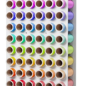 Soporte móvil de rollo de vinilo, organizador de almacenamiento de vinilo de 60 compartimentos con ruedas giratorias de bloqueo, carrito de Soporte móvil de rollo de vinilo, organizador de almacenamiento de vinilo de 60 compartimentos con ruedas giratorias de bloqueo, carrito de